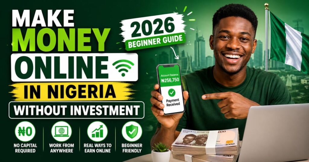 Make money online in Nigeria without investment using a phone and laptop