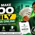 Make $100 daily in Nigeria online using legit methods like freelancing, affiliate marketing, and remote jobs